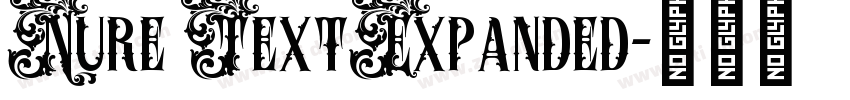 Nure TextExpanded字体转换 Nure TextExpanded字体转换
